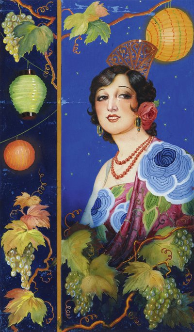 Jeune femme avec châle - Ramón José Izquierdo y Garrido
