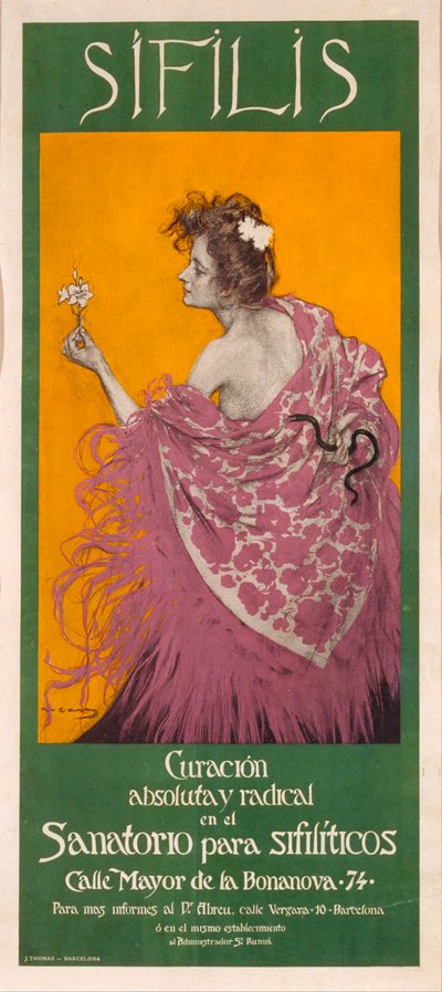 Syphilis (Affiche) - Ramón Casas
