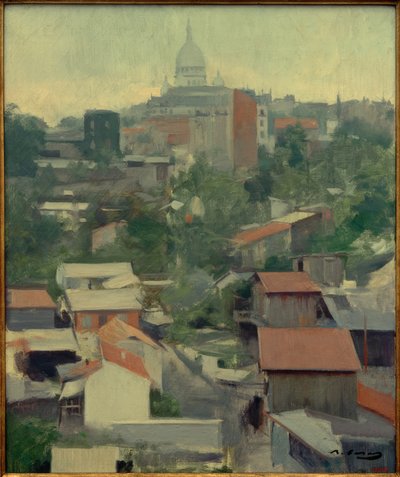 Le Sacré-Cœur, Montmartre - Ramon Casas i Carbo