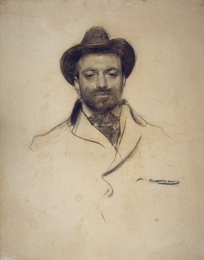 Portrait de Josep Maria Sert 1874-1945 - Ramon Casas i Carbo