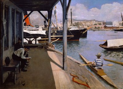 Yacht Club à Barcelone - Ramon Casas i Carbo