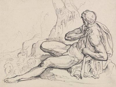 Hercule se reposant - Ramsay Richard Reinagle