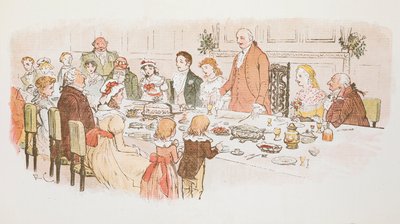 Un repas de Noël - Randolph Caldecott