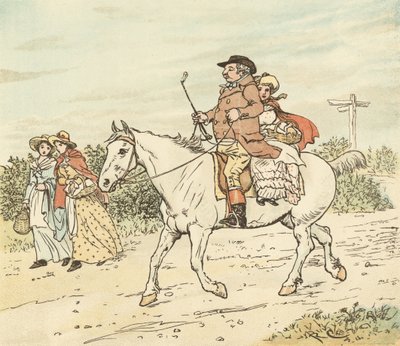 Un fermier trottait sur sa jument grise - Randolph Caldecott