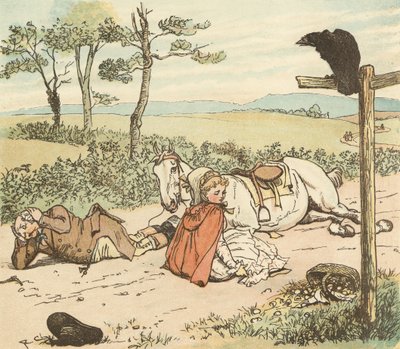 Un fermier trottait sur sa jument grise - Randolph Caldecott