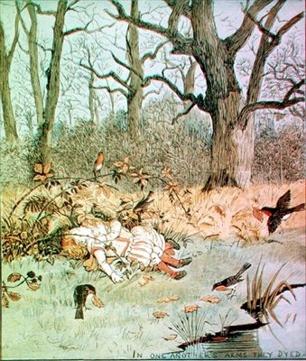 Les enfants dans les bois (ballade) - Randolph Caldecott