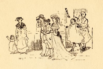Les spectateurs regardent John Gilpin galoper, 1878, vers 1918 - Randolph Caldecott