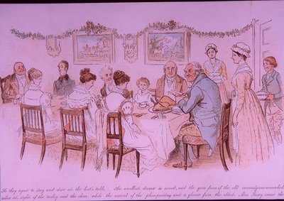 Dîner de Noël - Randolph Caldecott