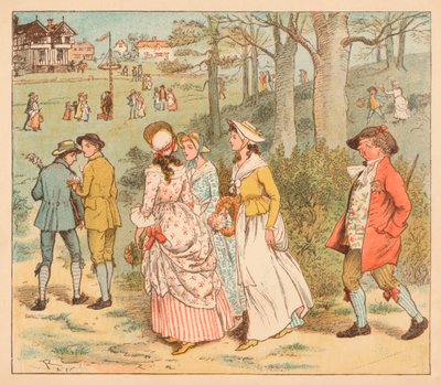 Venez les filles et les garçons, c1885, 1934 - Randolph Caldecott