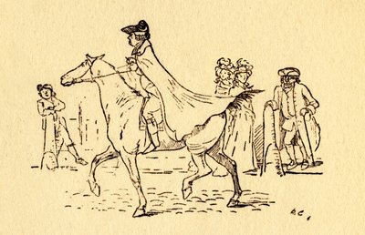 John Gilpin part pour son voyage à Edmonton, 1878, c. 1918 - Randolph Caldecott