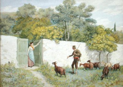 Scène à Montone - Le chevrier - Randolph Caldecott