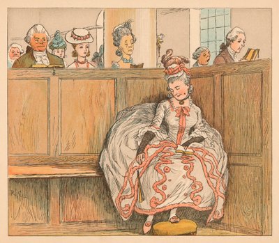Elle ne sommeillait jamais dans son banc, vers 1885, 1934 - Randolph Caldecott