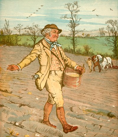 Le fermier qui a semé le maïs - Randolph Caldecott