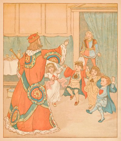 Le Roi de Cœur, appelé pour ces tartes, 1880 - Randolph Caldecott