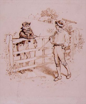 Le berger, illustration de 