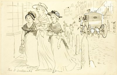 Les trois clients - Randolph Caldecott