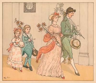 ...les Picninnies, et les Joblillies, et les Garyulies..., vers 1885, 1934 - Randolph Caldecott