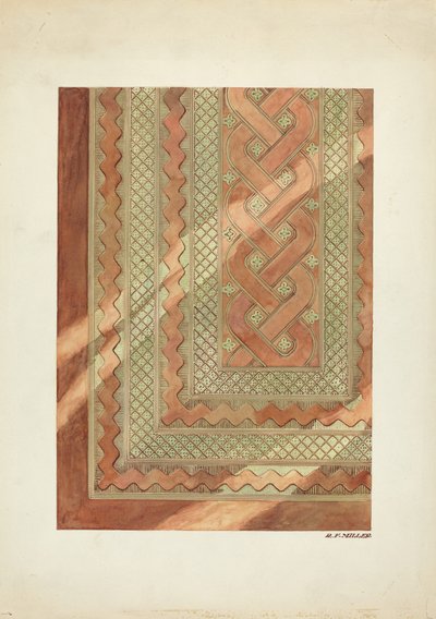 Siège en cuir dans le confessionnal (détail) - Randolph F. Miller