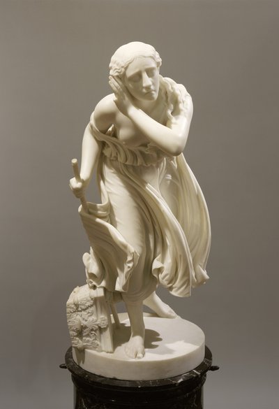 Nydia, la fille aveugle de Pompéi, c.1888 (marbre) - Randolph Rogers