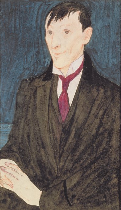 Portrait de J.D. Innes (1887-1914) - Randolph Schwabe
