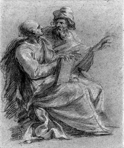 Deux prophètes assis, l