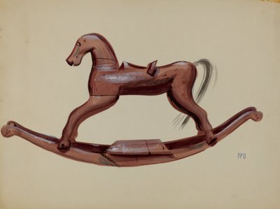 Cheval à bascule jouet - Raoul Du Bois