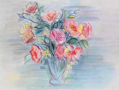 Bouquet de fleurs dans un vase - Raoul Dufy