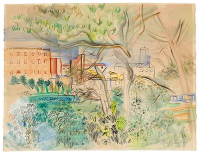 Caldas de Montbuy (aquarelle et gouache sur papier) - Raoul Dufy