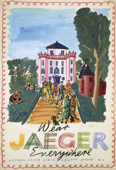 Chasse ; La Chasse, vers 1936 (gouache sur papier) - Raoul Dufy