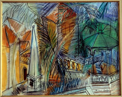 Jardin public a Hyeres - Raoul Dufy