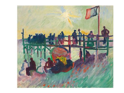 L’Estacade au Havre, c.1905-06 (oil on canvas) - Raoul Dufy