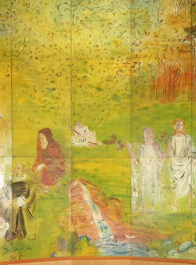 La Fee Electricite, détail du côté droit - Raoul Dufy