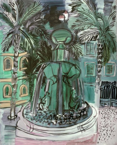 La Fontaine à Hyères - Raoul Dufy