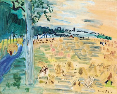 Langres, vers 1935 (huile sur toile) - Raoul Dufy