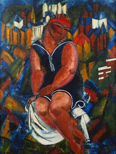 Large Woman Bather; Le Grande Baigneuse - Raoul Dufy