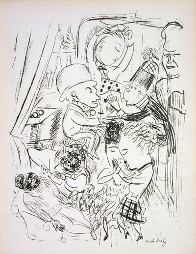 Le Boeuf sur le Toit ou The Nothing Doing Bar, Darius Milhaud Instrumental Music - Raoul Dufy