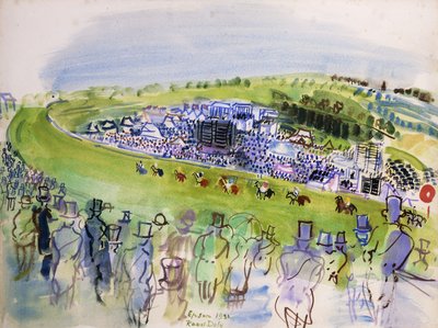 Le Jour du Derby (Epsom, Royal Enclosure) - Raoul Dufy