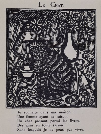 Le chat - in “Le Bestiaire ou cortege d