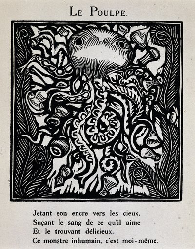 Le octopus - in “Le Bestiaire ou cortege d