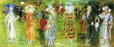 Les Mannequins de Poiret aux courses en 1923 - Raoul Dufy