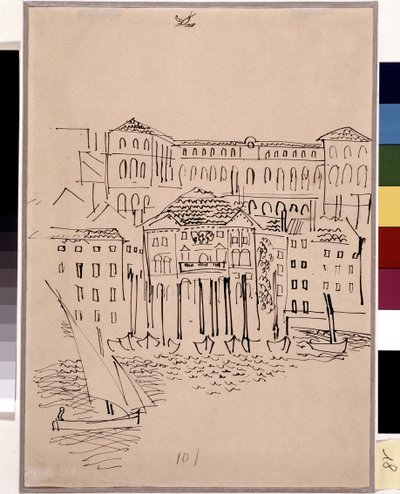 Marseille, le port, la mairie et l
