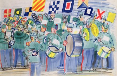 Musique à la Douane du Havre - Raoul Dufy