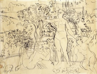 Study for the Palais de Chaillot Bar; Etude pour le Bar du Palais de Chaillot - Raoul Dufy