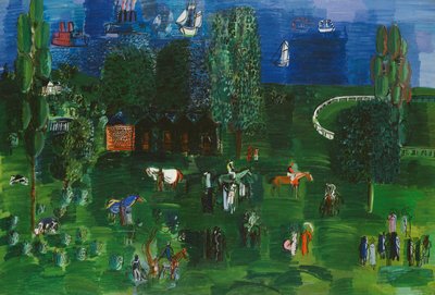 Le Paddock ; Le Paddock - Raoul Dufy