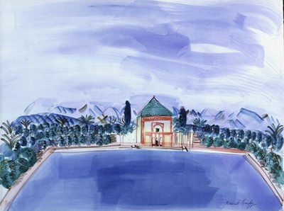 La piscine de la Ménara - Raoul Dufy