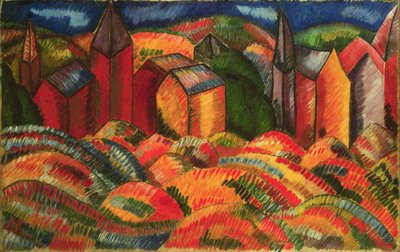 Les maisons rouges de Sainte-Adresse - Raoul Dufy