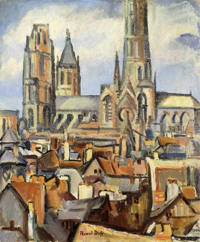 Les Toits de Rouen, vers 1902-03 (huile sur toile) - Raoul Dufy