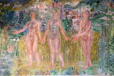 La Seine, de Paris à la mer, détail - Raoul Dufy