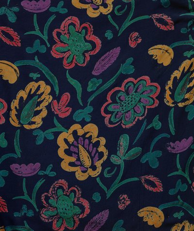 Troika van Paul Poiret", dessin textile réalisé par Raoul Dufy (1877-1953) pour les soyeux français Bianchini-Ferier. - Raoul Dufy