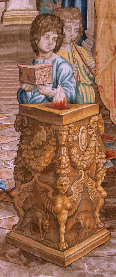 Série Actes des Apôtres. Saint Paul et Saint Barnabé à Lystre. Huitième tapisserie de la série - Raphael